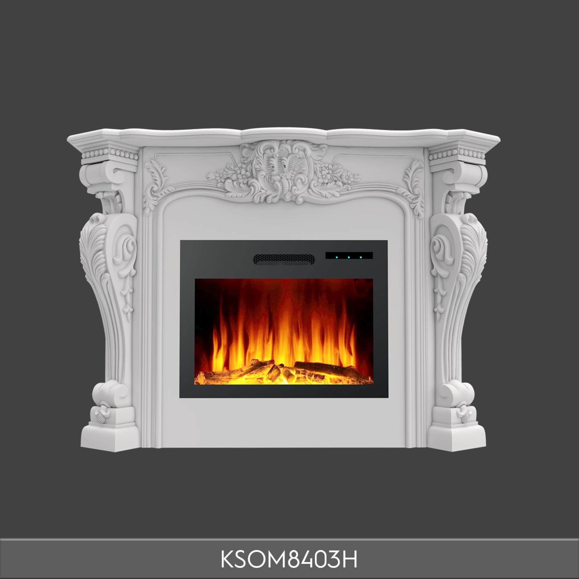 Decorative Polyurethane Fireplace Mantel Surround Model
