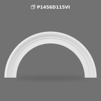 Polyurethane Curved Archway Moulding for Doors and Windows