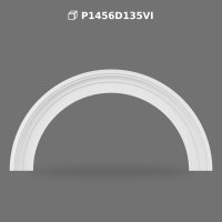 Poliüretan Round Curved Arch Frame Decoration Model