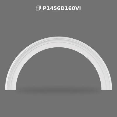 Poliüretan Segment Arch Frame and Curved Wall Trim