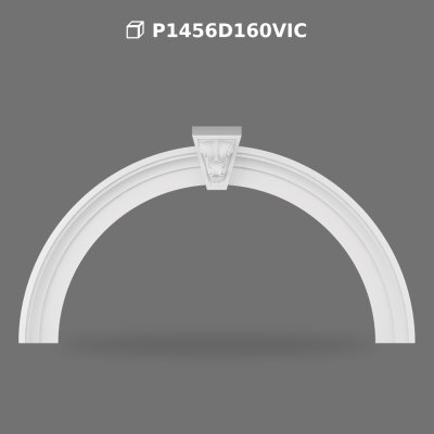 Polyurethane Semi Circular Archway Model with Keystone