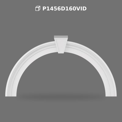 Polyurethane Round Curved Arch Model with Keystone