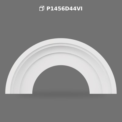 Polyurethane Decorative Round Arch Segment 840x420mm
