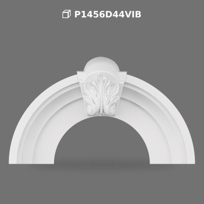Polyurethane Decorative Archway Frame with Keystone