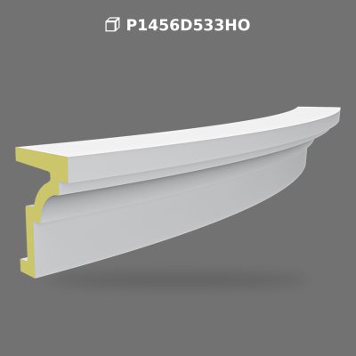Polyurethane Curved Arch Molding Model P1456D533HO