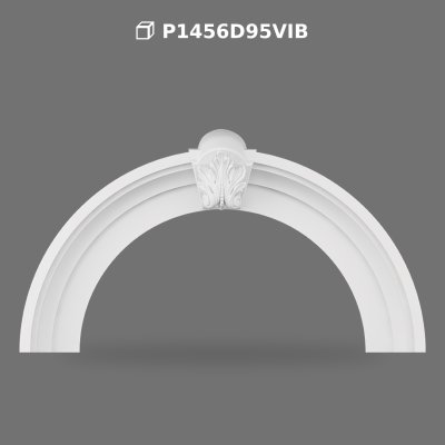 Poliüretan Curved Arch and Architectural Door Frame Pediment