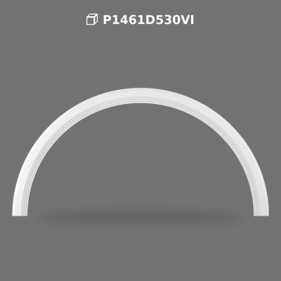 Poliüretan Round Arch Trim and Curved Molding