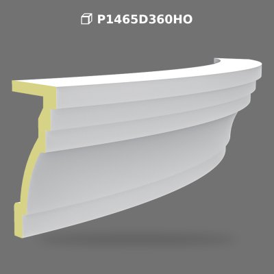 Polyurethane Curved Arch Molding and Segmental Profile