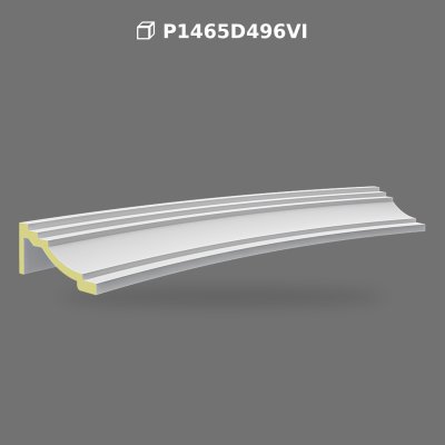 Polyurethane Smooth Curved Archway Frame Segment