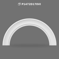 Polyurethane Decorative Curved Arch Frame Design