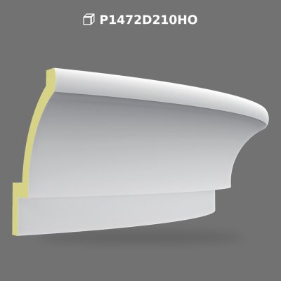 Polyurethane Decorative Curved Arch Molding P1472D210HO