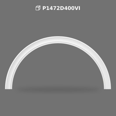 Polyurethane Round Curved Arch Frame Profile for Doorways