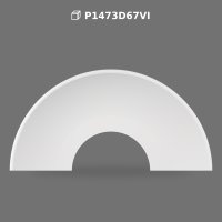 Poliüretan Arched Doorway Frame and Wall Decor Model