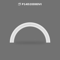 Decorative Polyurethane Semi Circular Arch Frame Molding