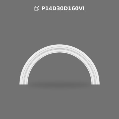 Poliüretan Plain Round Arch Frame Model