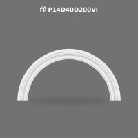 Poliüretan Decorative Round Arch Molding