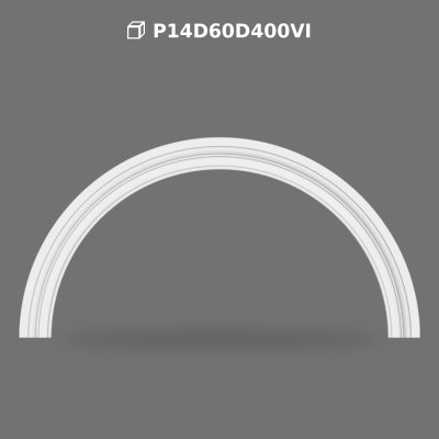 Polyurethane Semi Circular Arch Frame Decoration