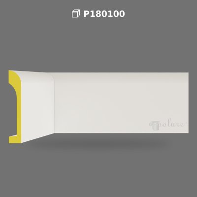 Polyurethane Skirting Board 10cm Baseboard Profile