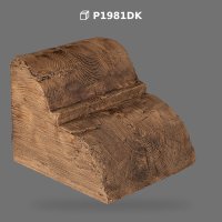 Rustic Polyurethane Faux Wood Corbel Bracket P1981DK