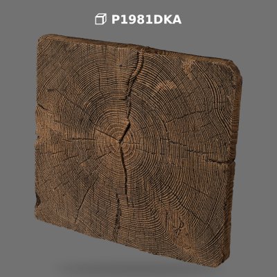 Poliüretan Faux Wood Beam End Cap Block