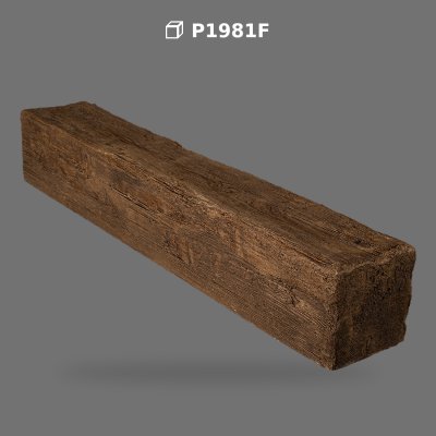 Decorative Wood-Imitation Polyurethane Beam and Log Model