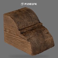 Rustic Wood Effect Polyurethane Corbel Design P1981FK