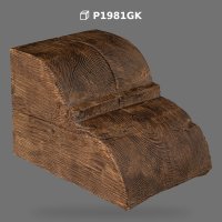 Rustic Wood Grain Polyurethane Corbel and Beam Support