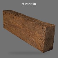 Rustic Polyurethane Wood Beam Model for Ceiling Decoration