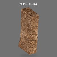 Polyurethane Wood Effect Beam Cap and Rustic Log End