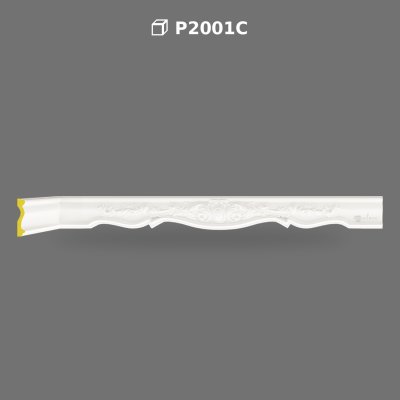 Decorative Polyurethane Patterned Wall Border Molding