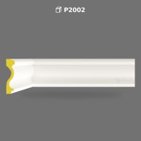 Polyurethane Flat Border Molding and Wall Trim Profile