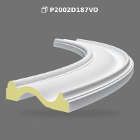 Polyurethane Decorative Curved Arch Molding Profile