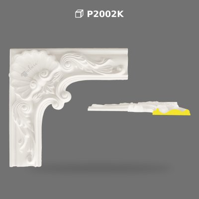Polyurethane Decorative Corner Border Relief Element