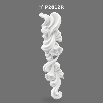 Polyurethane Decorative Relief Wall and Furniture Ornament