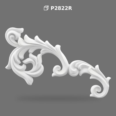Poliüretan Decorative Wall Ornament and Relief Motif