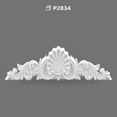 Polyurethane Decorative Carved Door and Window Pediment