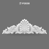 Poliüretan Classical Pediment and Overdoor Ornament