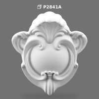 Poliüretan Decorative Pediment Crown Ornament