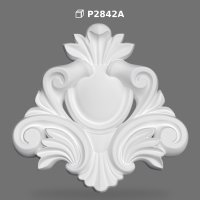 Polyurethane Decorative Pediment Crest Model P2842A
