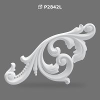 Decorative Polyurethane Pediment Crown Overdoor Ornament
