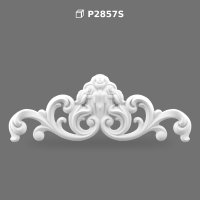 Polyurethane Carved Pediment Crown for Door and Window Decoration