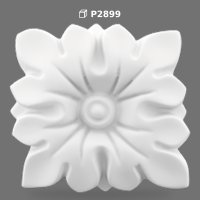 Poliüretan Decorative Flower Rosette Ornament P2899