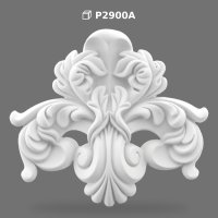 Polyurethane Decorative Carved Ornament Wall Motif