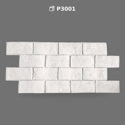 Poliüretan 3D Brick Textured Interior Wall Panel