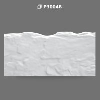 Polyurethane Textured Stone Relief Wall Panel Model