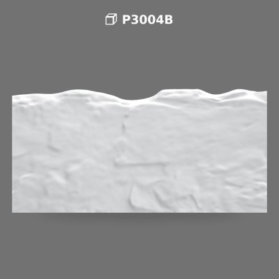 Polyurethane Textured Stone Relief Wall Panel Model