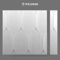 Polyurethane Decorative Fluted Decupe Wall Panel Model