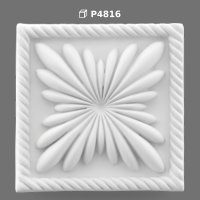 Decorative Polyurethane Square Wall Ornament and Corner Relief
