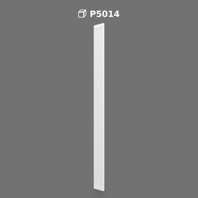 Fluted Polyurethane Pilaster Column Shaft Decoration