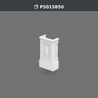 8x17x30 cm Pilaster Column Base | Polyurethane decoration product